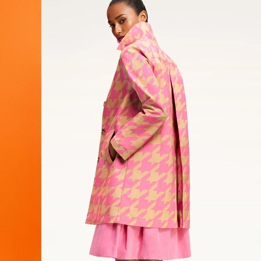 Isaac Mizrahi for target Pink tant Trench coat